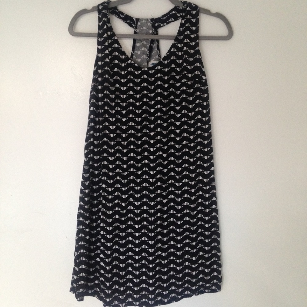 Vintage Black and White Dress